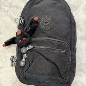 Kipling Black sling Bag New With Tag